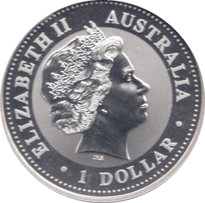 1999 ONE DOLLAR KOOKABURRA SILVER PROOF - SILVER WORLD COINS - Cambridgeshire Coins