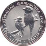 1999 ONE DOLLAR KOOKABURRA SILVER PROOF - SILVER WORLD COINS - Cambridgeshire Coins