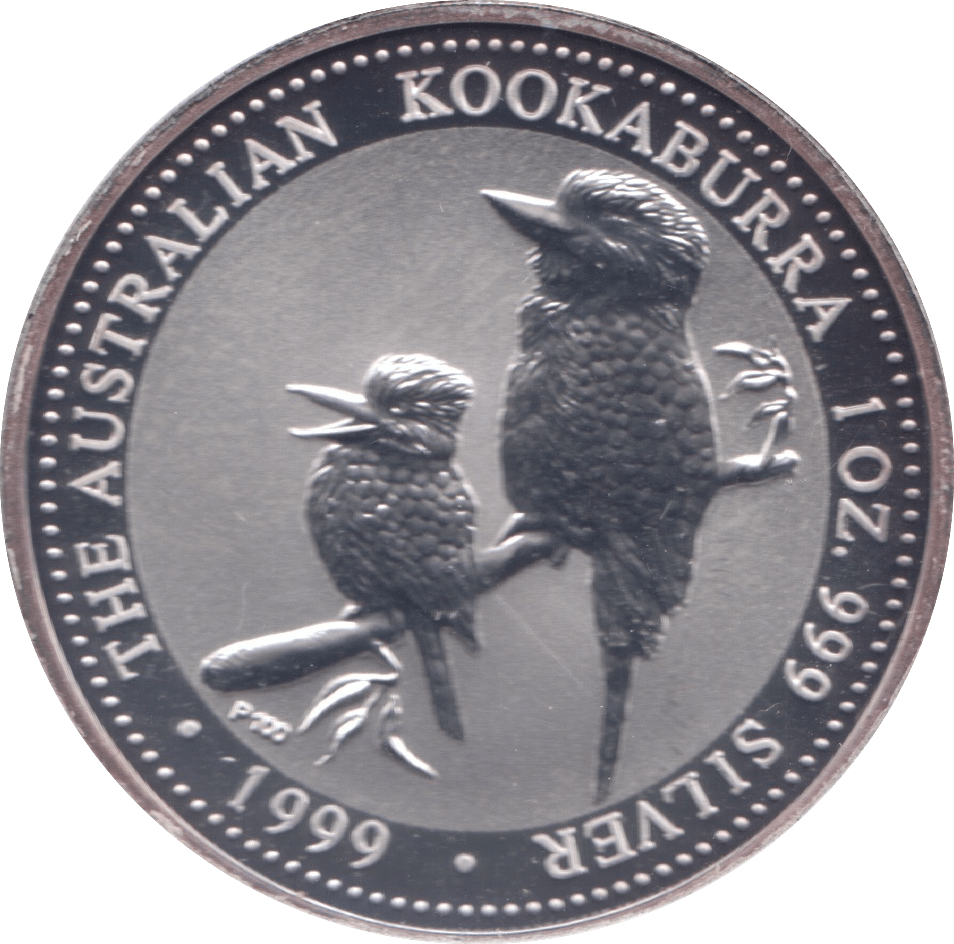 1999 ONE DOLLAR KOOKABURRA SILVER PROOF - SILVER WORLD COINS - Cambridgeshire Coins