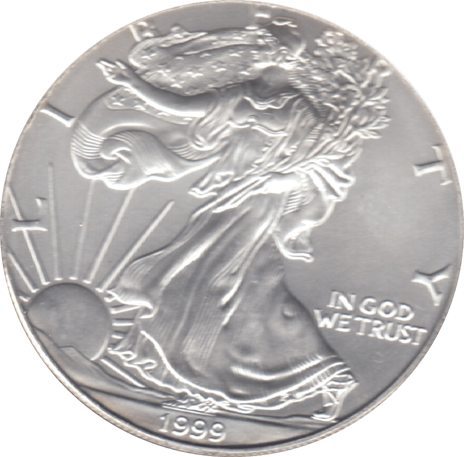 1999 ONE DOLLAR SILVER PROOF USA - SILVER WORLD COINS - Cambridgeshire Coins