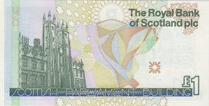 1999 ONE POUND ROYAL BANK OF SCOTLAND BANKNOTE REF SCOT - 63 - WORLD BANKNOTES - Cambridgeshire Coins