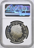 1999 PRINCESS DIANA SILVER PROOF £5 PF 68 ULTRA CAMEO NGC - NGC SILVER COINS - Cambridgeshire Coins