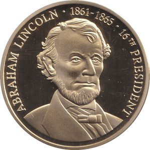 1999 PROOF MEDALLION ABRAHAM LINCOLN USA - WORLD COINS - Cambridgeshire Coins