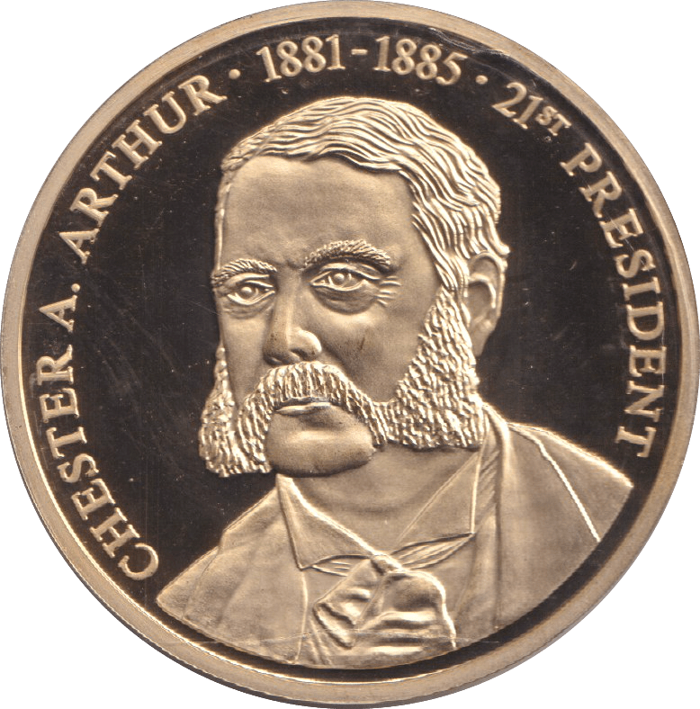 1999 PROOF MEDALLION CHESTER A. ARTHUR USA - WORLD COINS - Cambridgeshire Coins