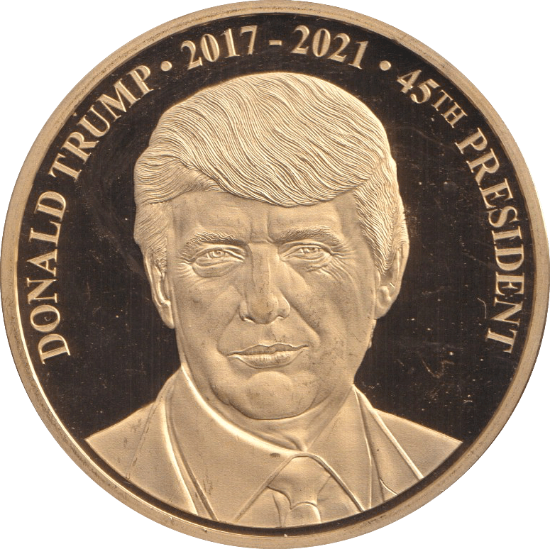1999 PROOF MEDALLION DONALDS TRUMP USA - WORLD COINS - Cambridgeshire Coins