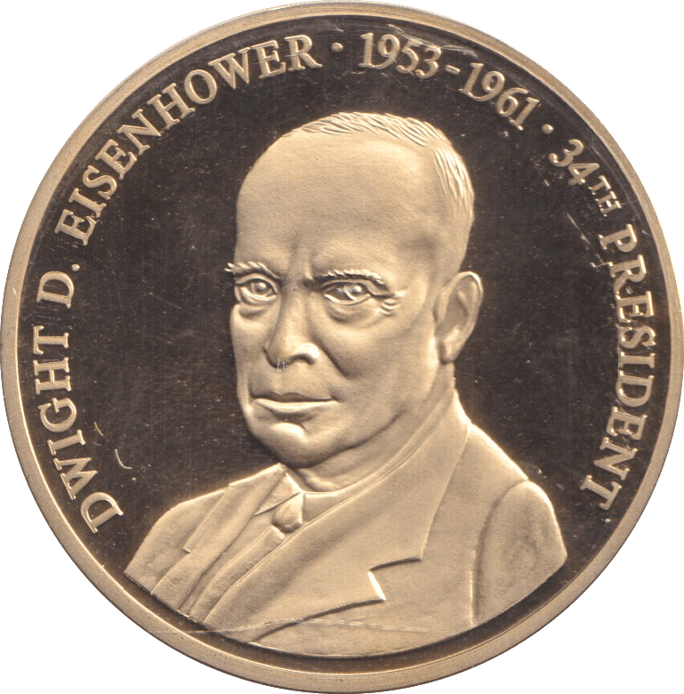 1999 PROOF MEDALLION DWIGHT D. EISENHOWER USA - WORLD COINS - Cambridgeshire Coins