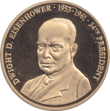 1999 PROOF MEDALLION DWIGHT D. EISENHOWER USA - WORLD COINS - Cambridgeshire Coins
