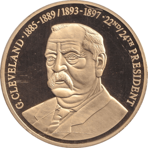 1999 PROOF MEDALLION G.CLEVELAND USA - WORLD COINS - Cambridgeshire Coins