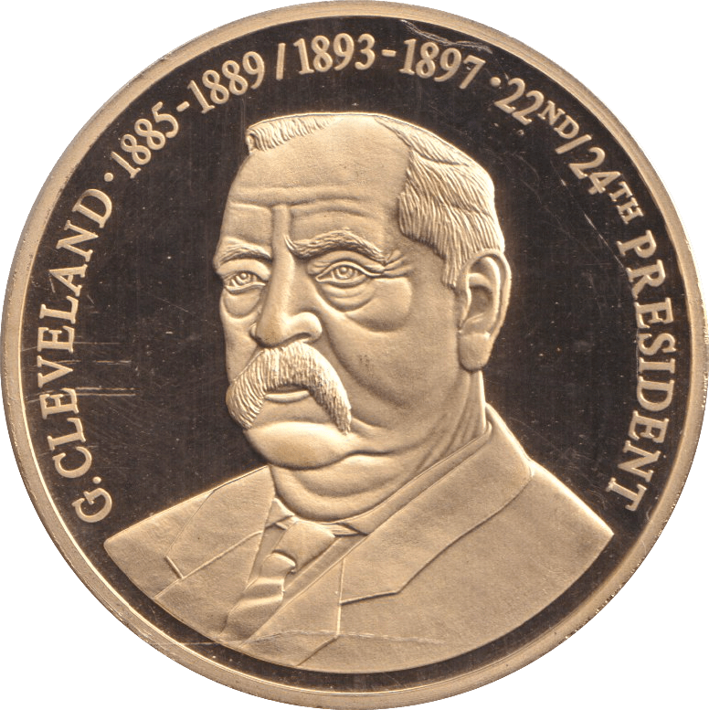 1999 PROOF MEDALLION G.CLEVELAND USA - WORLD COINS - Cambridgeshire Coins