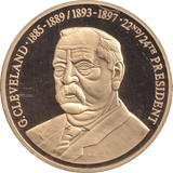 1999 PROOF MEDALLION G.CLEVELAND USA - WORLD COINS - Cambridgeshire Coins