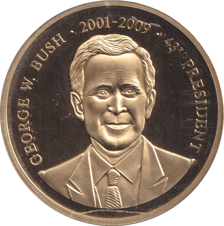 1999 PROOF MEDALLION GEORGE W. BUSH USA - WORLD COINS - Cambridgeshire Coins