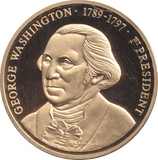 1999 PROOF MEDALLION GEORGE WASHINGTON USA - WORLD COINS - Cambridgeshire Coins
