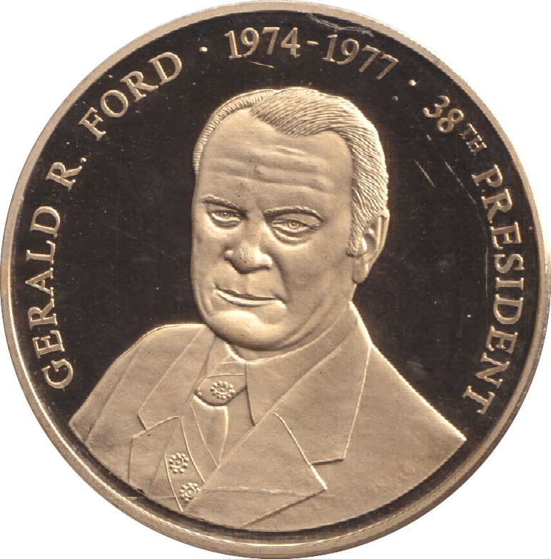 1999 PROOF MEDALLION GERALD R. FORD USA - WORLD COINS - Cambridgeshire Coins
