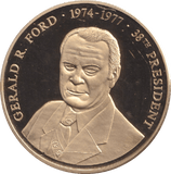 1999 PROOF MEDALLION GERALD R. FORD USA - WORLD COINS - Cambridgeshire Coins