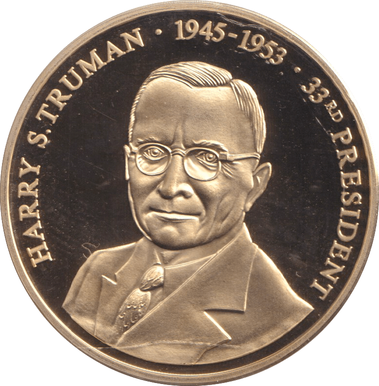 1999 PROOF MEDALLION HARRY S.TRUMAN USA - WORLD COINS - Cambridgeshire Coins