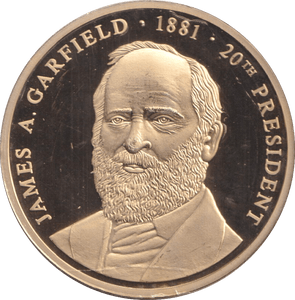 1999 PROOF MEDALLION JAMES A. GARFIELD USA - WORLD COINS - Cambridgeshire Coins