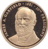 1999 PROOF MEDALLION JAMES A. GARFIELD USA - WORLD COINS - Cambridgeshire Coins