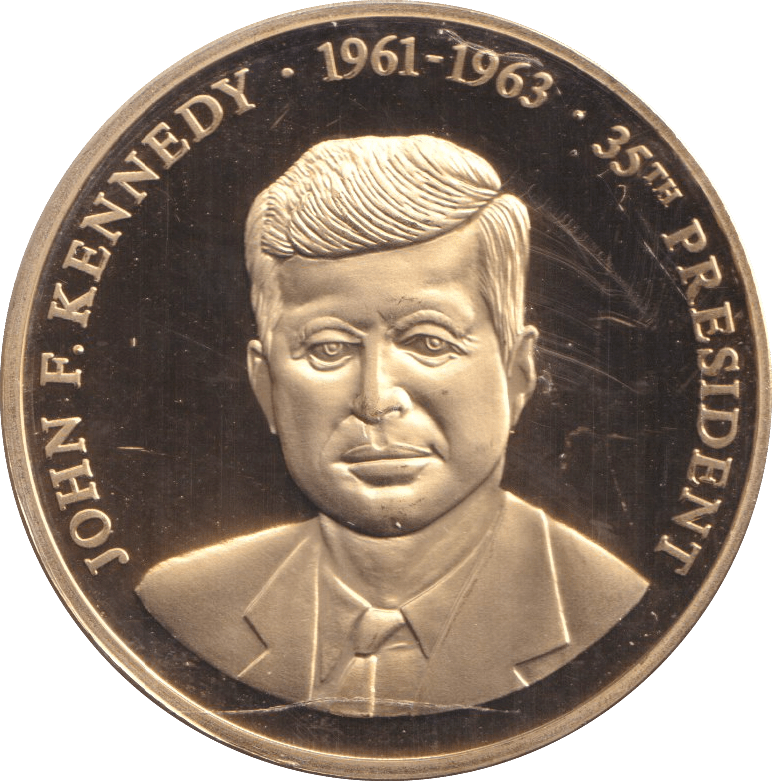1999 PROOF MEDALLION JOHN KENNEDY USA - WORLD COINS - Cambridgeshire Coins