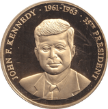 1999 PROOF MEDALLION JOHN KENNEDY USA - WORLD COINS - Cambridgeshire Coins