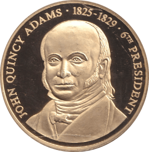 1999 PROOF MEDALLION JOHN QUINCY ADAMS USA - WORLD COINS - Cambridgeshire Coins