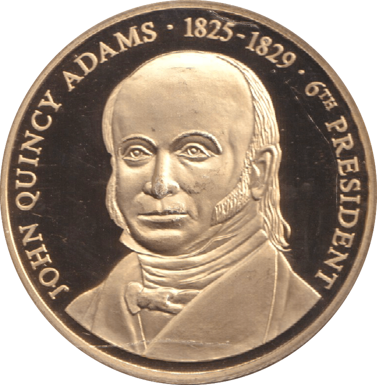 1999 PROOF MEDALLION JOHN QUINCY ADAMS USA - WORLD COINS - Cambridgeshire Coins