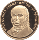 1999 PROOF MEDALLION JOHN QUINCY ADAMS USA - WORLD COINS - Cambridgeshire Coins