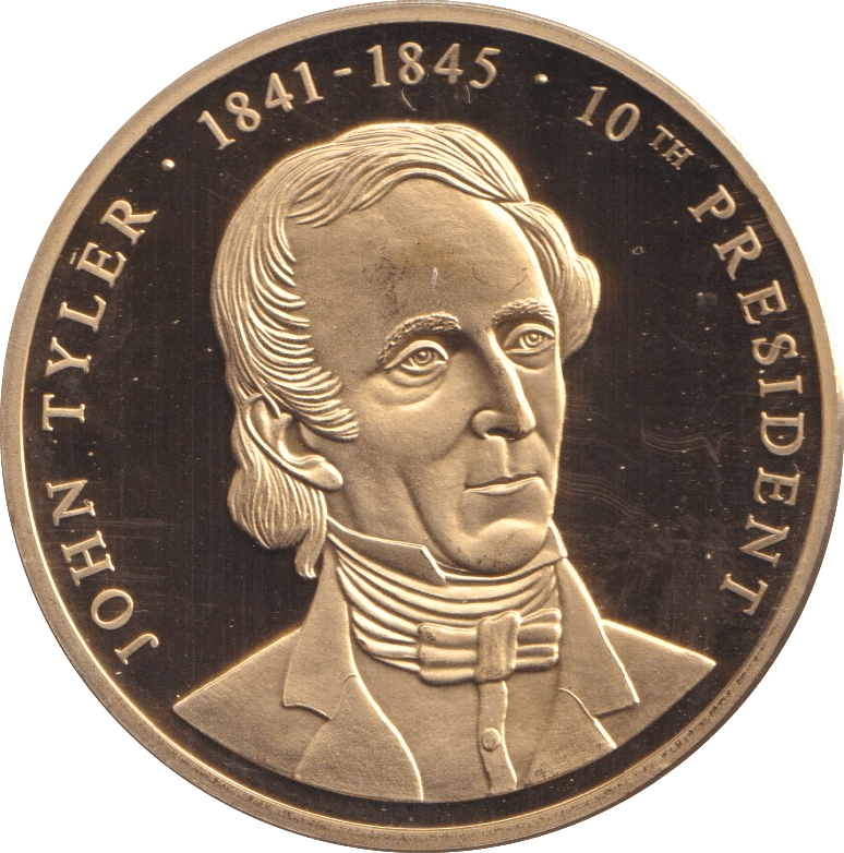 1999 PROOF MEDALLION JOHN TYLER USA - WORLD COINS - Cambridgeshire Coins