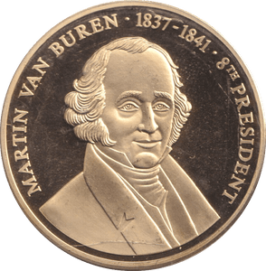 1999 PROOF MEDALLION MARTIN VAN BUREN USA - WORLD COINS - Cambridgeshire Coins