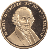 1999 PROOF MEDALLION MARTIN VAN BUREN USA - WORLD COINS - Cambridgeshire Coins