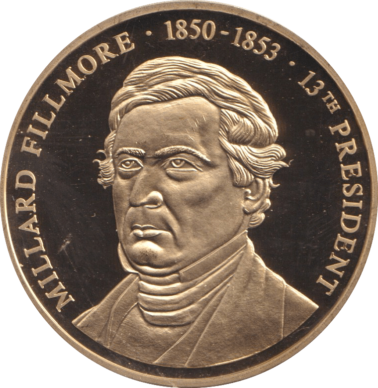 1999 PROOF MEDALLION MILLARD FILLMORE USA - WORLD COINS - Cambridgeshire Coins
