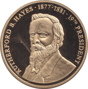 1999 PROOF MEDALLION RUTHERFORD B.HAYES USA - WORLD COINS - Cambridgeshire Coins
