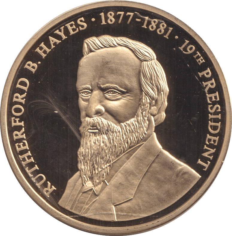 1999 PROOF MEDALLION RUTHERFORD B.HAYES USA - WORLD COINS - Cambridgeshire Coins