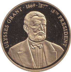 1999 PROOF MEDALLION ULYSSES GRANT USA - WORLD COINS - Cambridgeshire Coins