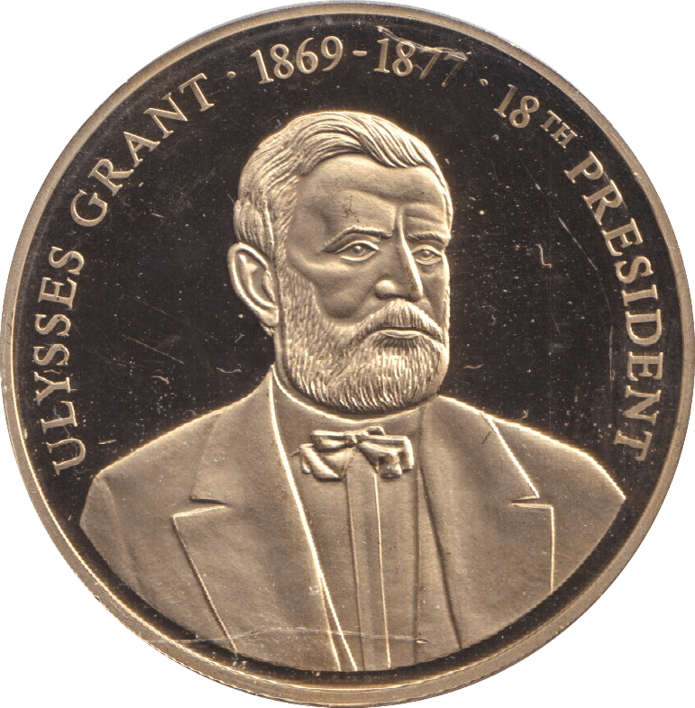 1999 PROOF MEDALLION ULYSSES GRANT USA - WORLD COINS - Cambridgeshire Coins