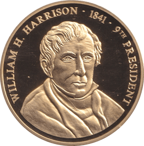 1999 PROOF MEDALLION WILLIAM H. HARRISON USA - WORLD COINS - Cambridgeshire Coins