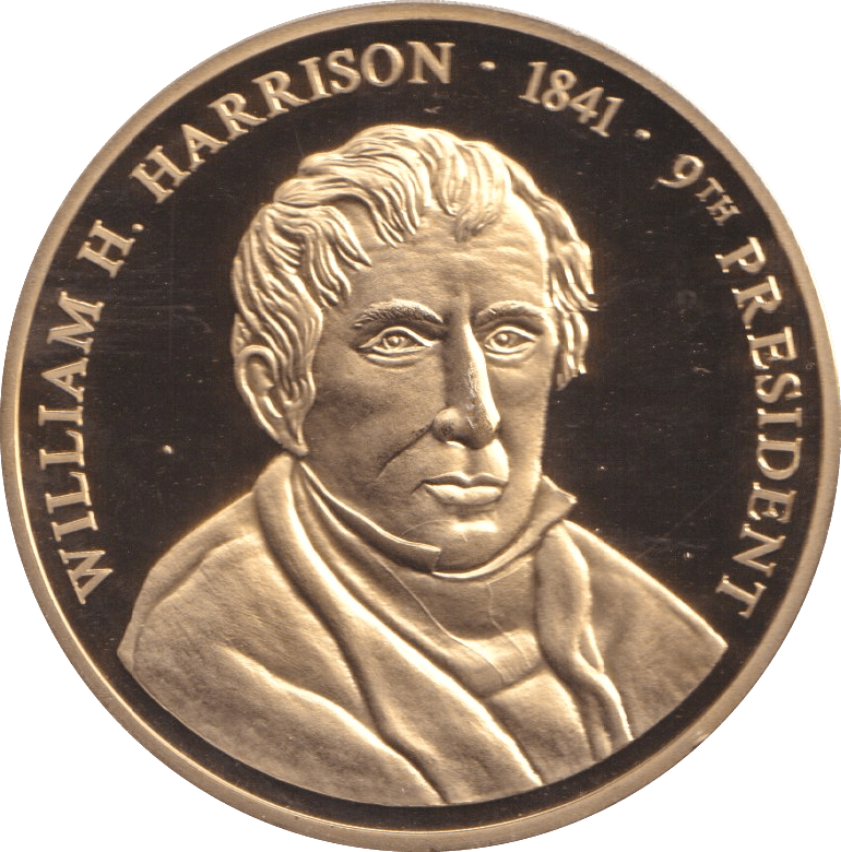 1999 PROOF MEDALLION WILLIAM H. HARRISON USA - WORLD COINS - Cambridgeshire Coins