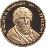 1999 PROOF MEDALLION WILLIAM H. HARRISON USA - WORLD COINS - Cambridgeshire Coins