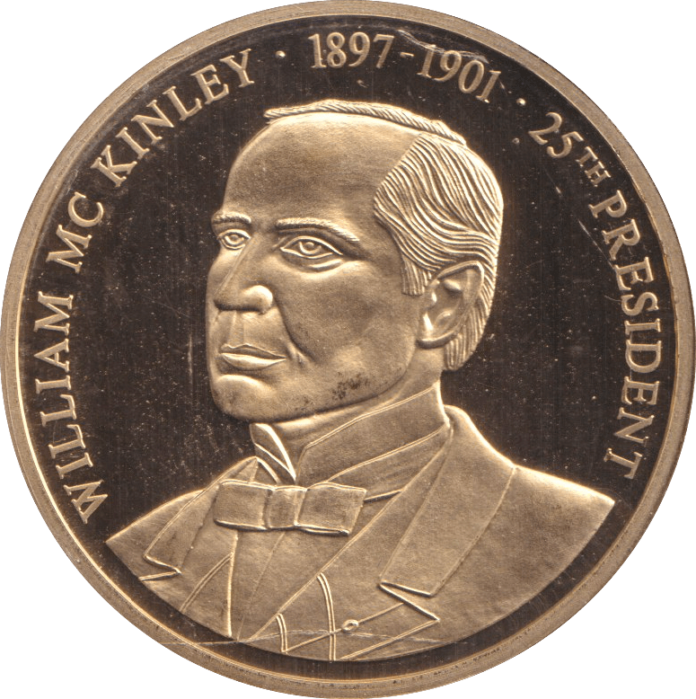 1999 PROOF MEDALLION WILLIAM MCKINLEY USA - WORLD COINS - Cambridgeshire Coins