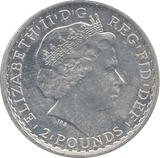 1999 SILVER BRITANNIA TWO POUNDS BU - SILVER WORLD COINS - Cambridgeshire Coins