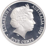 1999 SILVER HALF PENNY AUSTRALIA - SILVER WORLD COINS - Cambridgeshire Coins
