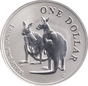 1999 SILVER ONE DOLLAR AUSTRALIA - SILVER WORLD COINS - Cambridgeshire Coins