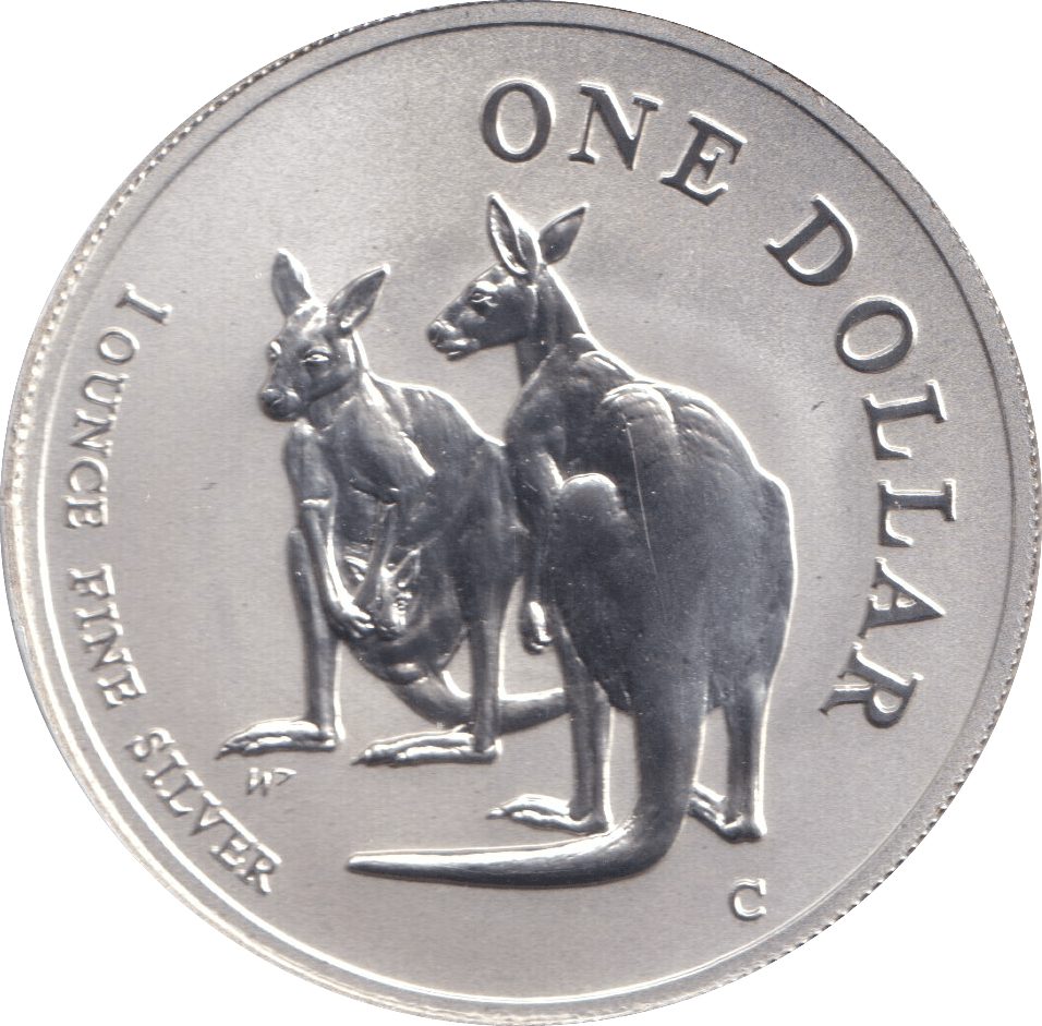1999 SILVER ONE DOLLAR AUSTRALIA - SILVER WORLD COINS - Cambridgeshire Coins