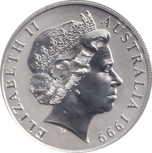 1999 SILVER ONE DOLLAR AUSTRALIA - SILVER WORLD COINS - Cambridgeshire Coins