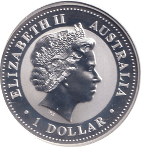1999 SILVER ONE DOLLAR AUSTRALIA - SILVER WORLD COINS - Cambridgeshire Coins