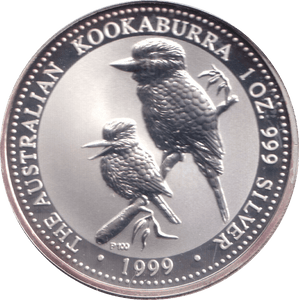 1999 SILVER ONE DOLLAR AUSTRALIA - SILVER WORLD COINS - Cambridgeshire Coins