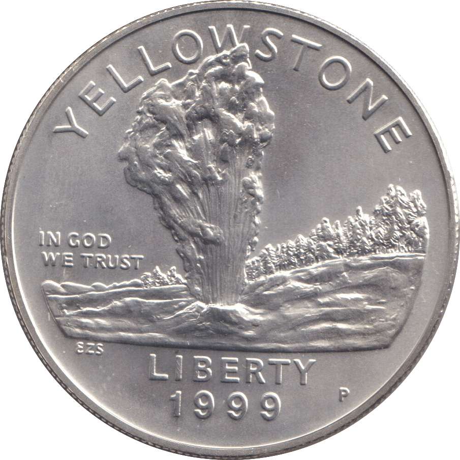 1999 SILVER ONE DOLLAR - SILVER WORLD COINS - Cambridgeshire Coins