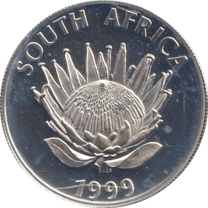 1999 SILVER ONE RAND SOUTH AFRICA - SILVER WORLD COINS - Cambridgeshire Coins