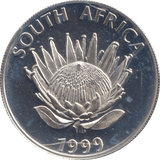 1999 SILVER ONE RAND SOUTH AFRICA - SILVER WORLD COINS - Cambridgeshire Coins