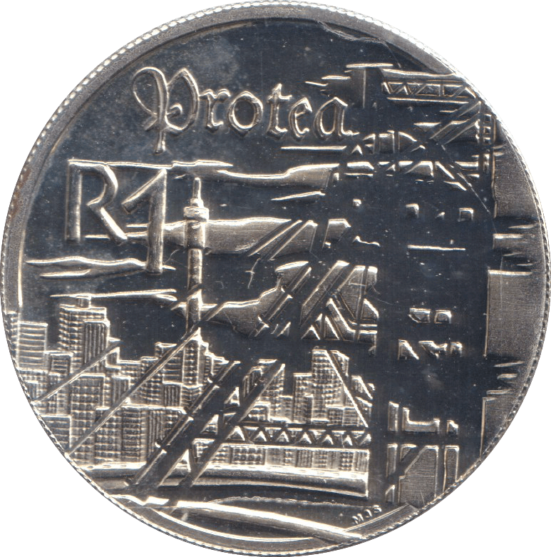 1999 SILVER ONE RAND SOUTH AFRICA - SILVER WORLD COINS - Cambridgeshire Coins