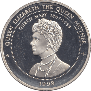 1999 SILVER PROOF 1000 SHILLINGS QUEEN MARY - SILVER WORLD COINS - Cambridgeshire Coins